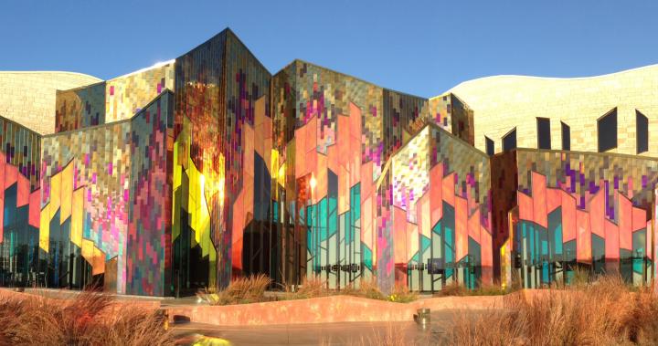 Front Sun View of Museum at Prairiefire