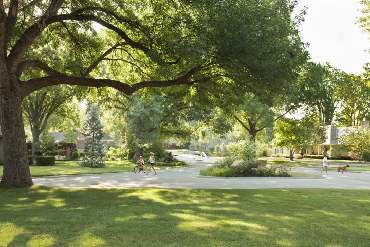 Neighborhood in Leawood, Kansas