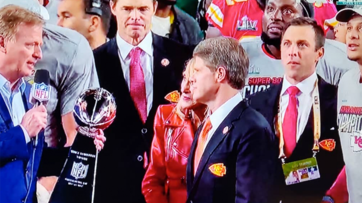 Chiefs Leadership wearing Tom Paolini