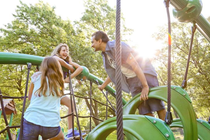Family Playing at Park