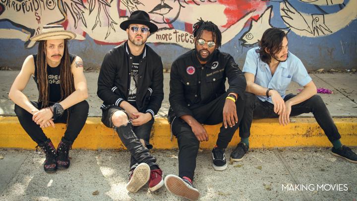 Making Movies on a curb in Mexico