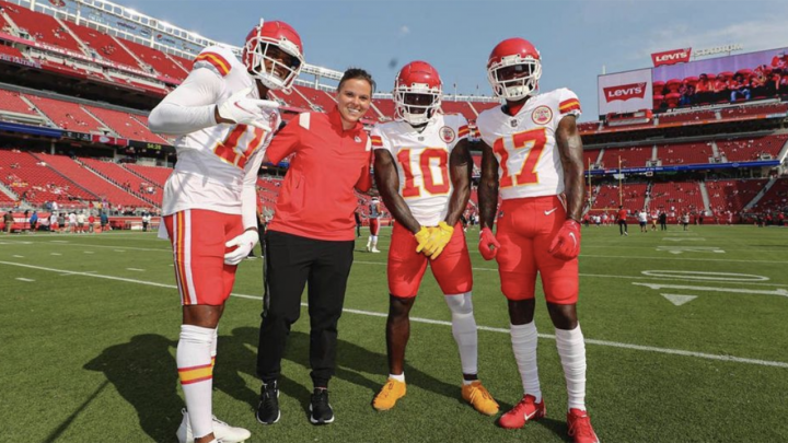 Katie Sowers wins her first game with the Kansas City Chiefs - Outsports