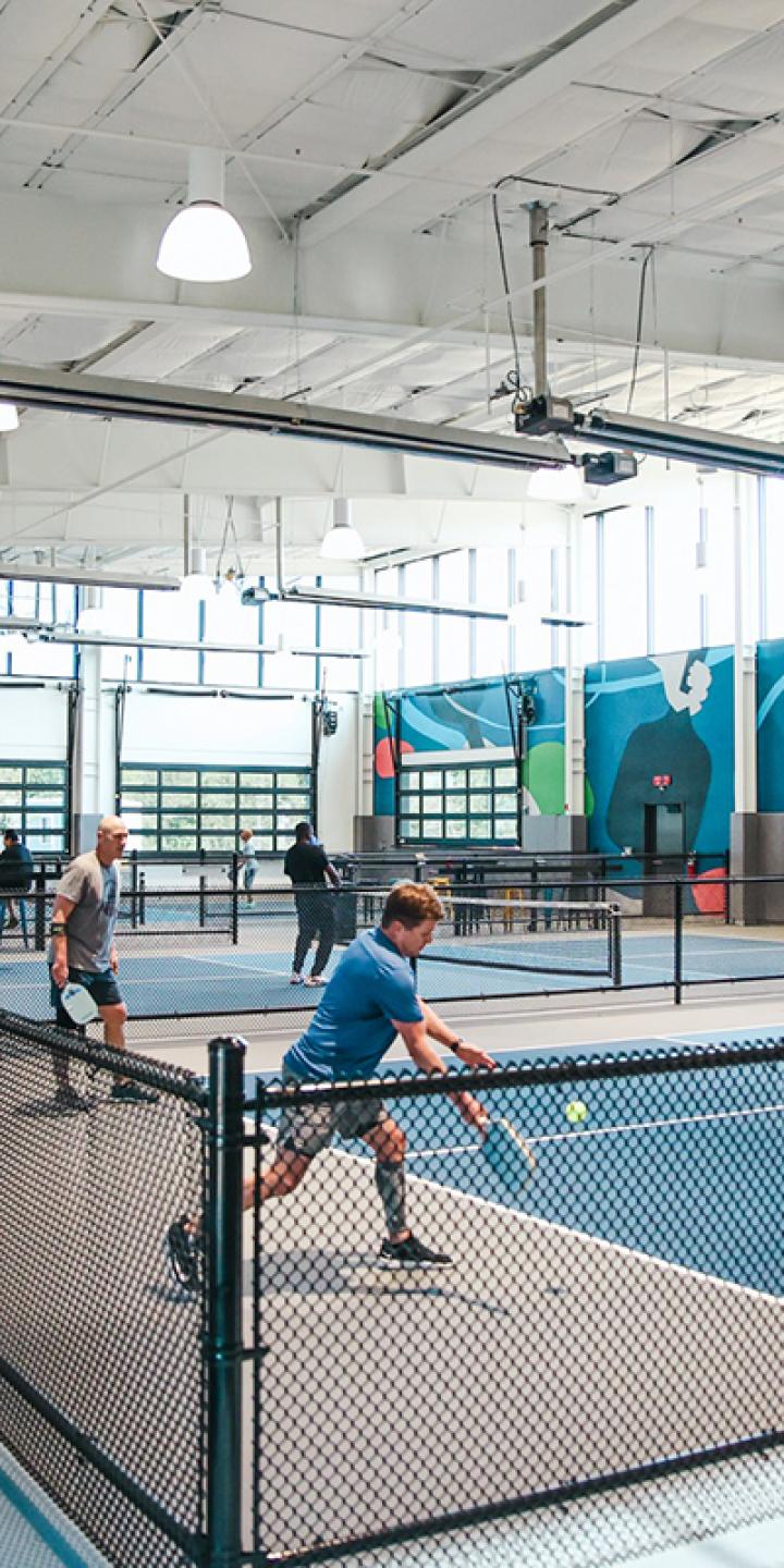 SERV pickleball courts