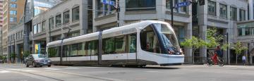 KC Streetcar at Metro Center