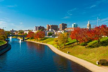 Plaza during the Fall